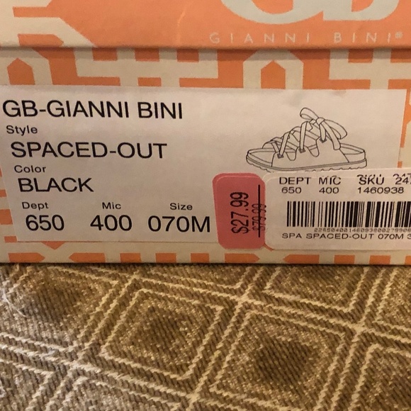 Gianna-Bini Gingham slides - Picture 5 of 5